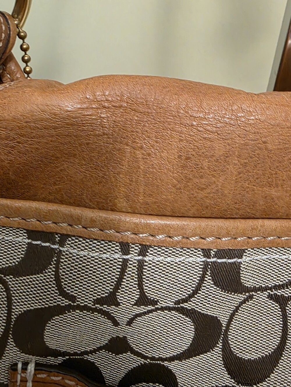 Coach | Brown Vintage Bleecker Legacy Signature Flap Bag - Picture 9 of 16